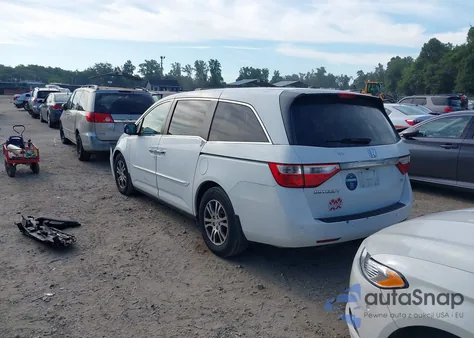 2012 Honda Odyssey Ex-L z USA, uszkodzony, nr VIN 5FNRL5H62CB025671